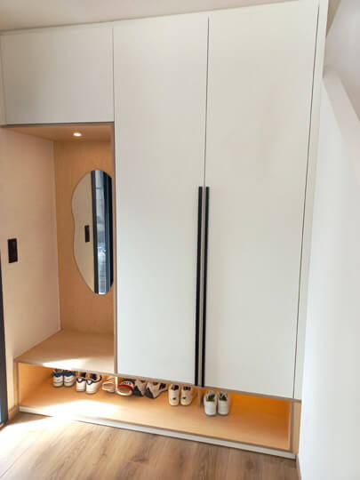 Meuble d'entrée sur-mesure - Langueux